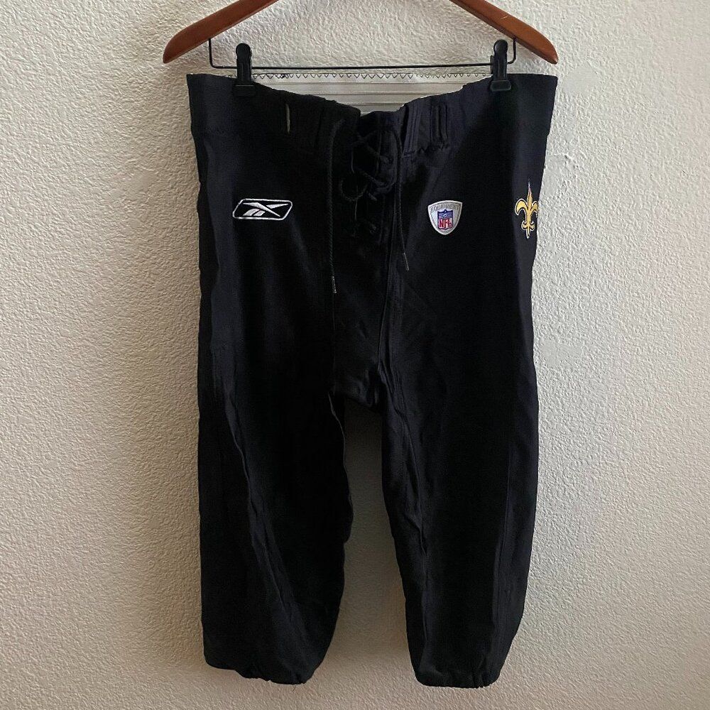 New Orleans Saints Football NFL On Field Player Issue Pants Reebok 44 Big Boy